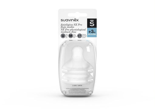Picture of SUAVINEX PHYSIOLOGICAL SX PRO BOTTLE TEAT +3M